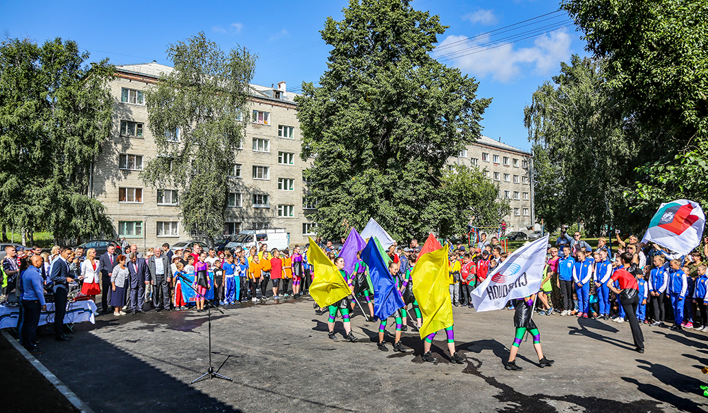 На ОбьГЭСе торжественно открыли новый спортивный модуль