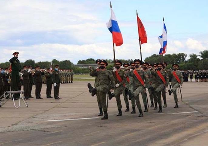 Репетиция парада состоялась на военном аэродроме Новосибирска