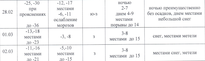 Ослабление морозов в Новосибирске ожидается в последний день февраля