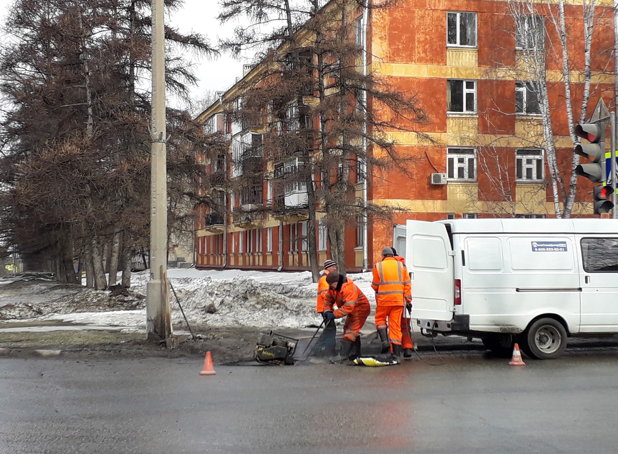 В Советском районе Новосибирска за выходные отремонтируют три улицы