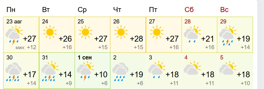 Новосибирцев на рабочей неделе ждёт жара до +30