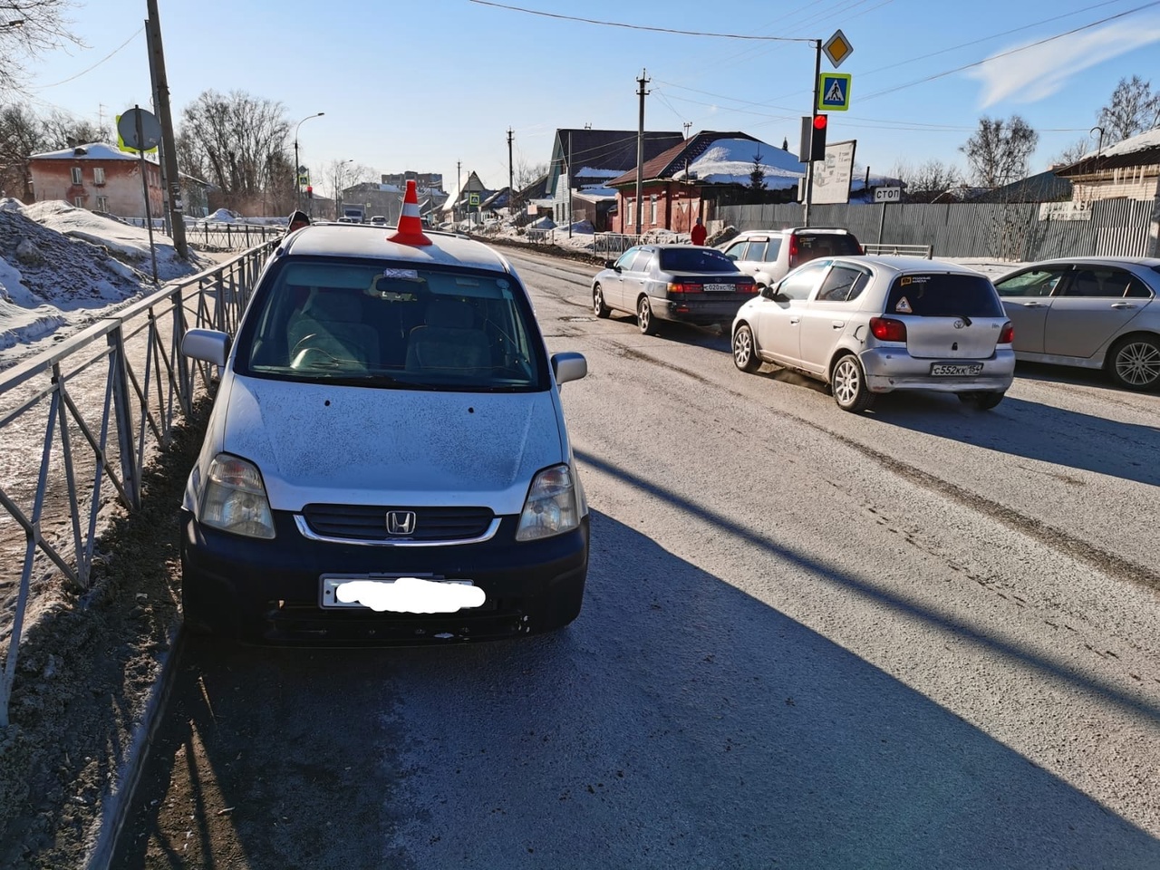 В Новосибирске школьник был сбит &laquo;Хондой&raquo; вне пешеходного перехода