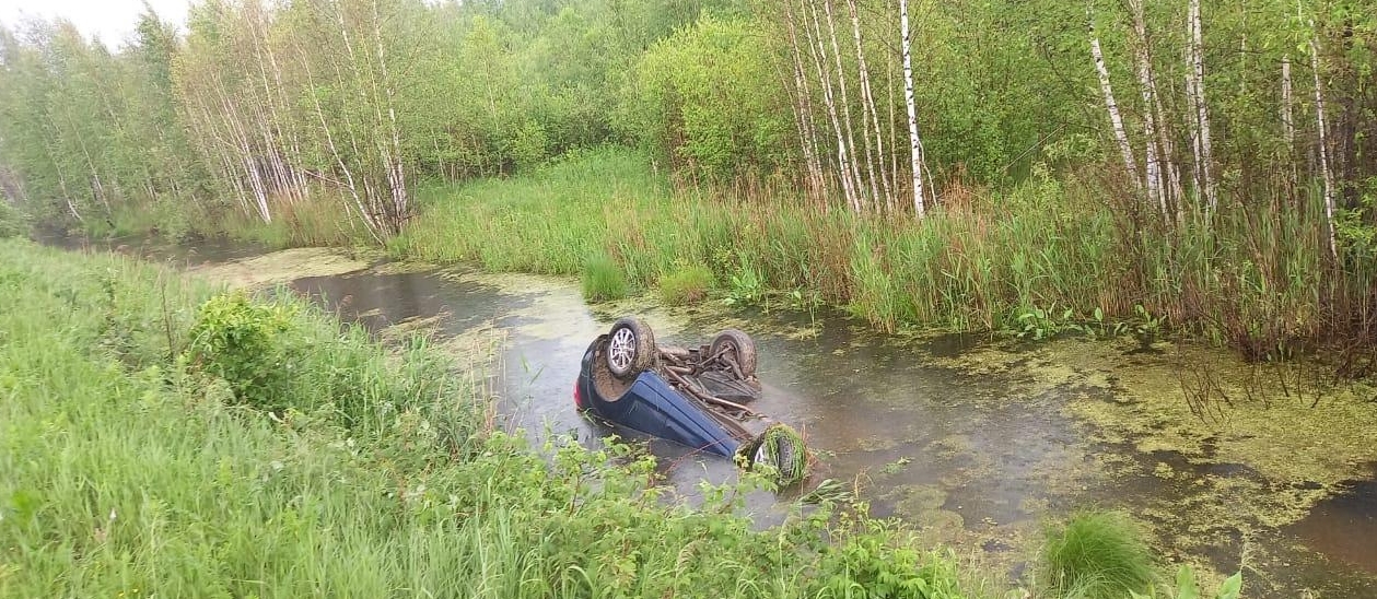 Под Новосибирском погибли два пассажира утонувшего в кювете LIFAN