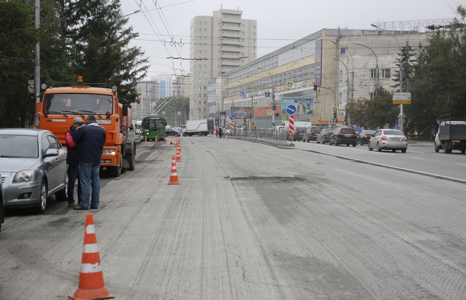 В Новосибирске стартовал комплексный ремонт проспекта Дзержинского