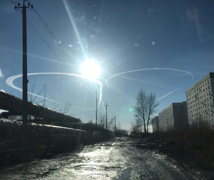 Из-за тумана в Барнауле над Новосибирском покружил самолёт