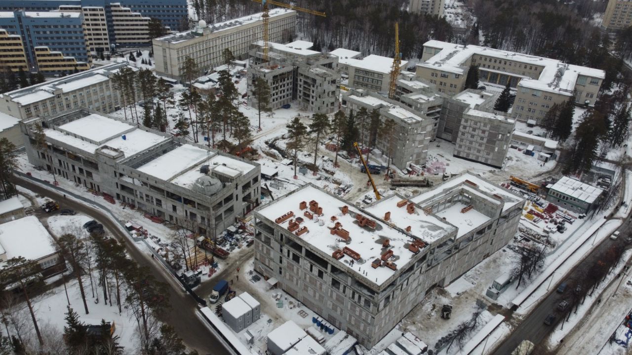 Минобрнауки РФ отметило быстрые темпы строительства нового кампуса НГУ