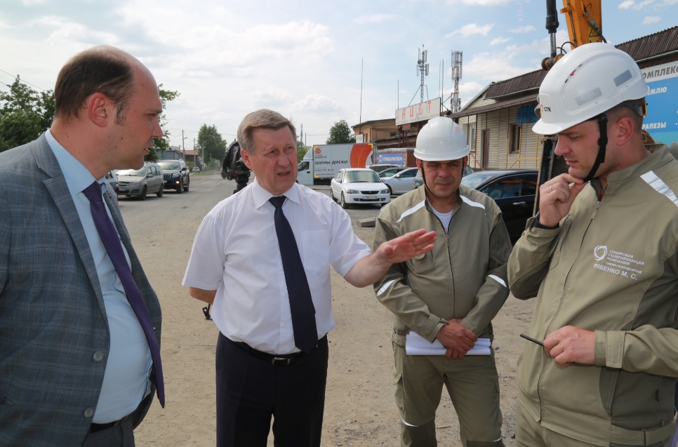 В Новосибирске стартовала масштабная реконструкция тепломагистрали на