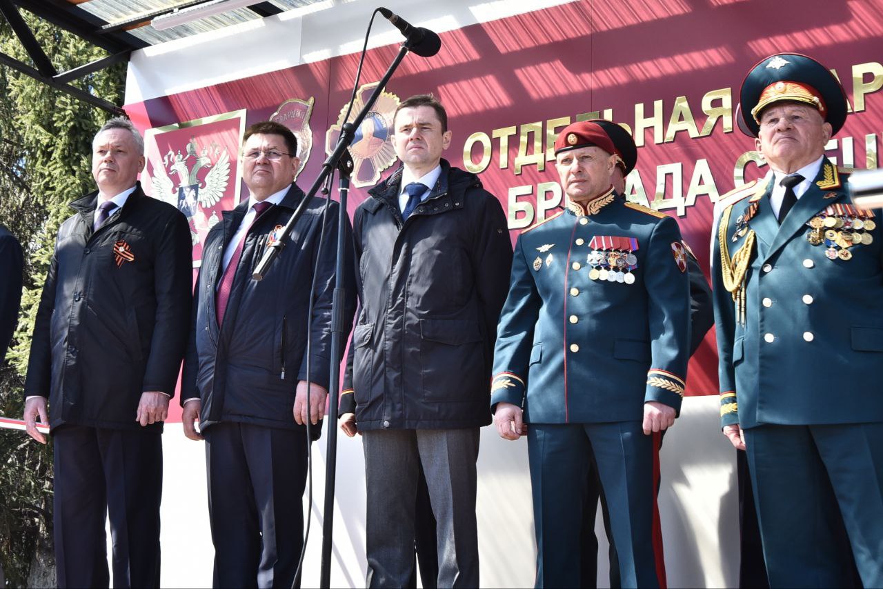 Под Новосибирском открыли мемориал павшим на СВО спецназовцам