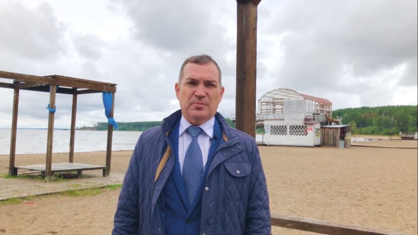 Максим Кудрявцев рассказал о планах на Центральный пляж Академгородка