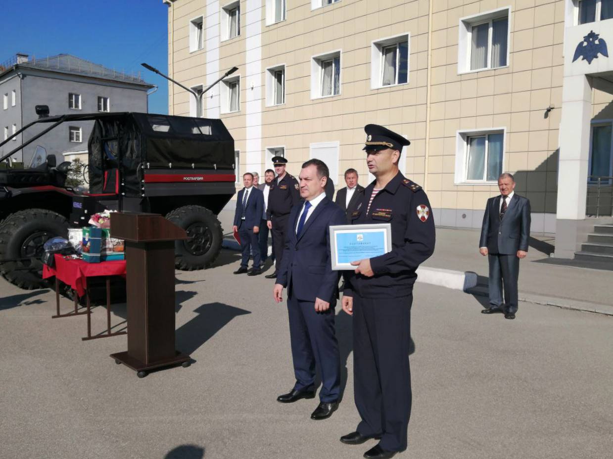 Мэрия Новосибирска передала на нужды СВО вездеход-квадроцикл и