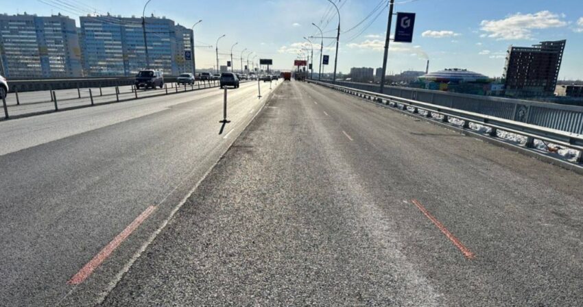Движение по всем шести полосам Димитровского моста откроют до зимы