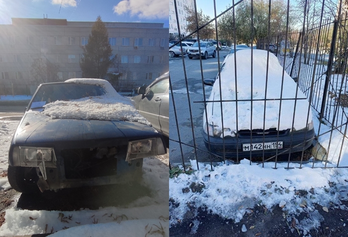 Два бесхозных автомобиля найдены во дворах Советского района
