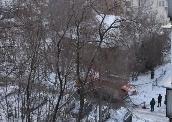 Расселённый дом на Вяземской в четвёртый раз горел в Новосибирске