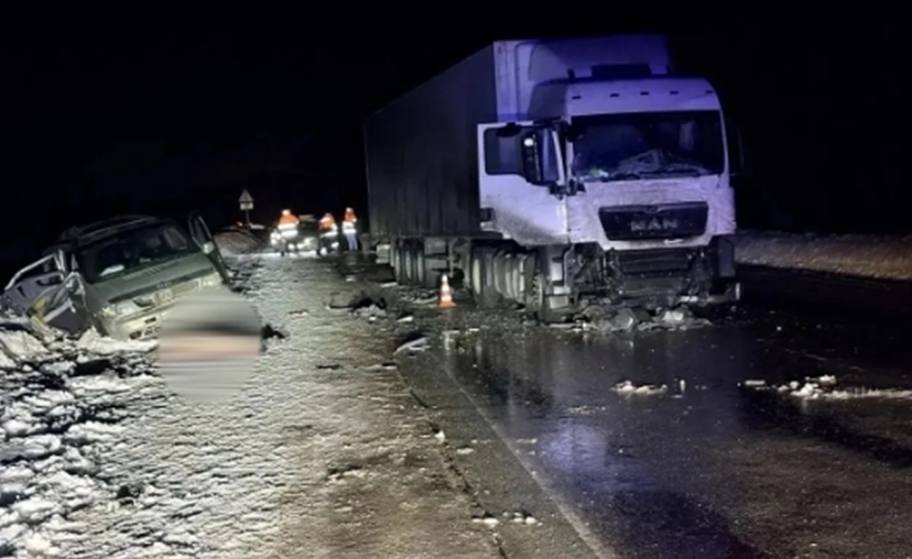 Три человека погибли в аварии с «Мерседесом» и грузовиком под