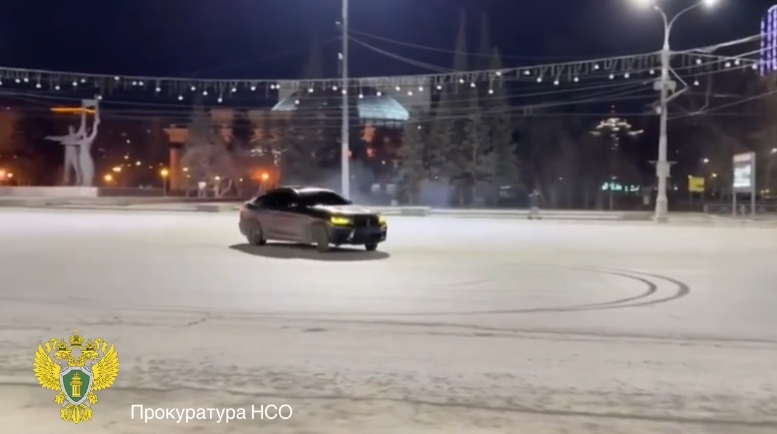 дрифт на площади Ленина